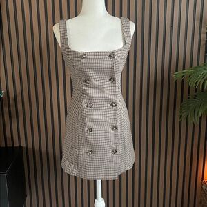 l’academie dress double breasted sleeveless